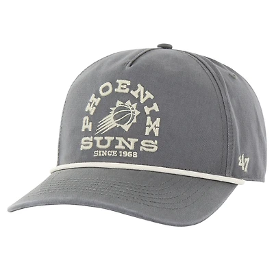 Men's '47  Charcoal Phoenix Suns Canyon Ranchero Hitch Adjustable Hat