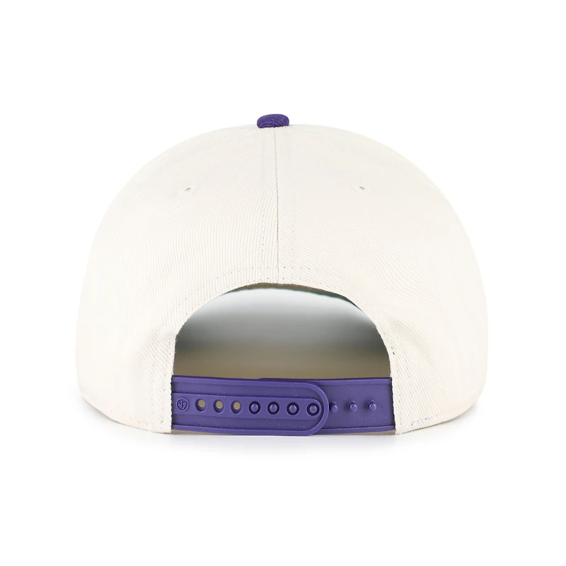 Men's '47 Cream/Purple Phoenix Suns Pomona Two-Tone Rope Hitch Adjustable Hat