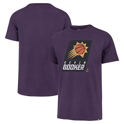 T-shirt vintage avec logo du joueur '47 Devin Booker violet Phoenix Suns pour hommes