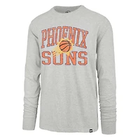 T-shirt à manches longues Franklin gris pour homme '47 Phoenix Suns