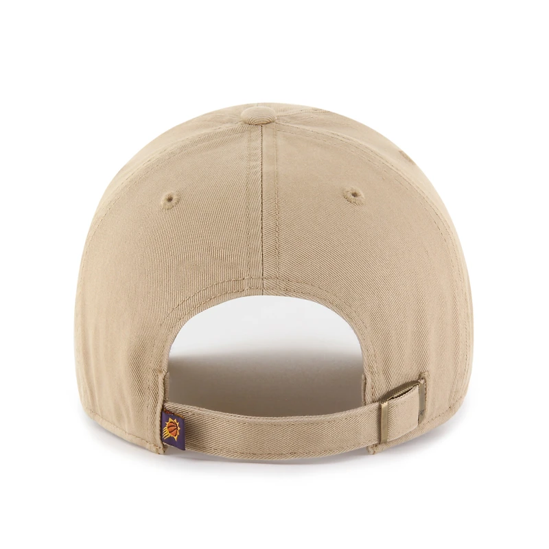 Men's '47 Khaki Phoenix Suns Logo Clean Up Adjustable Hat