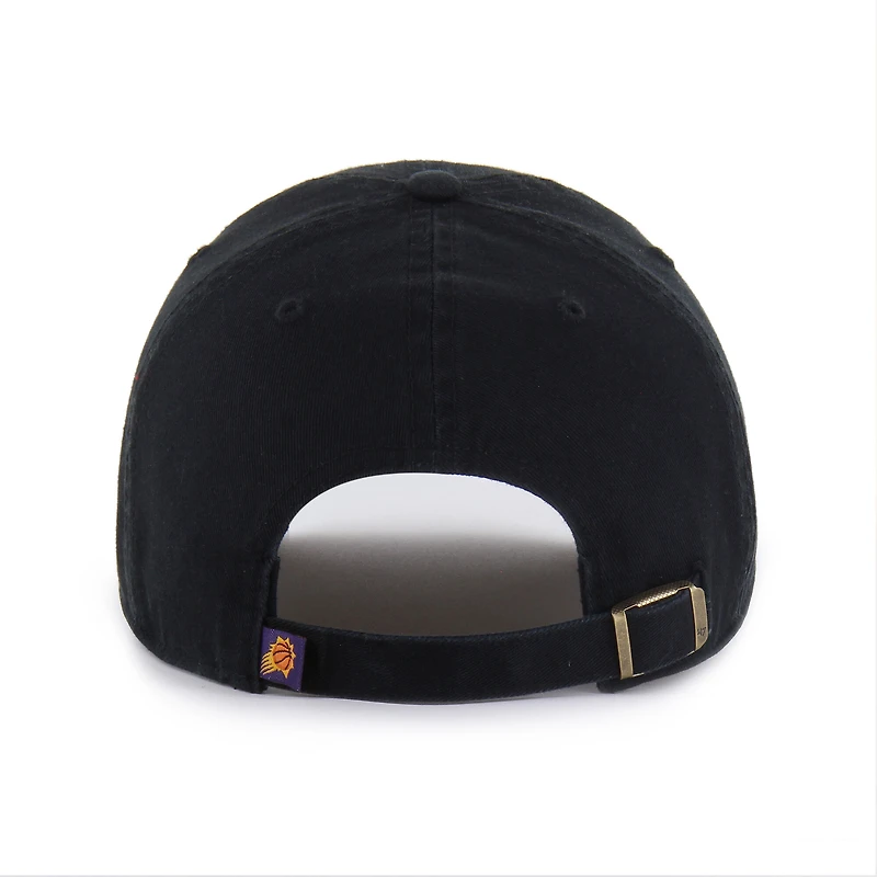 Casquette ajustable noire sur noire « Clean Up » pour homme, modèle 47 Phoenix Suns