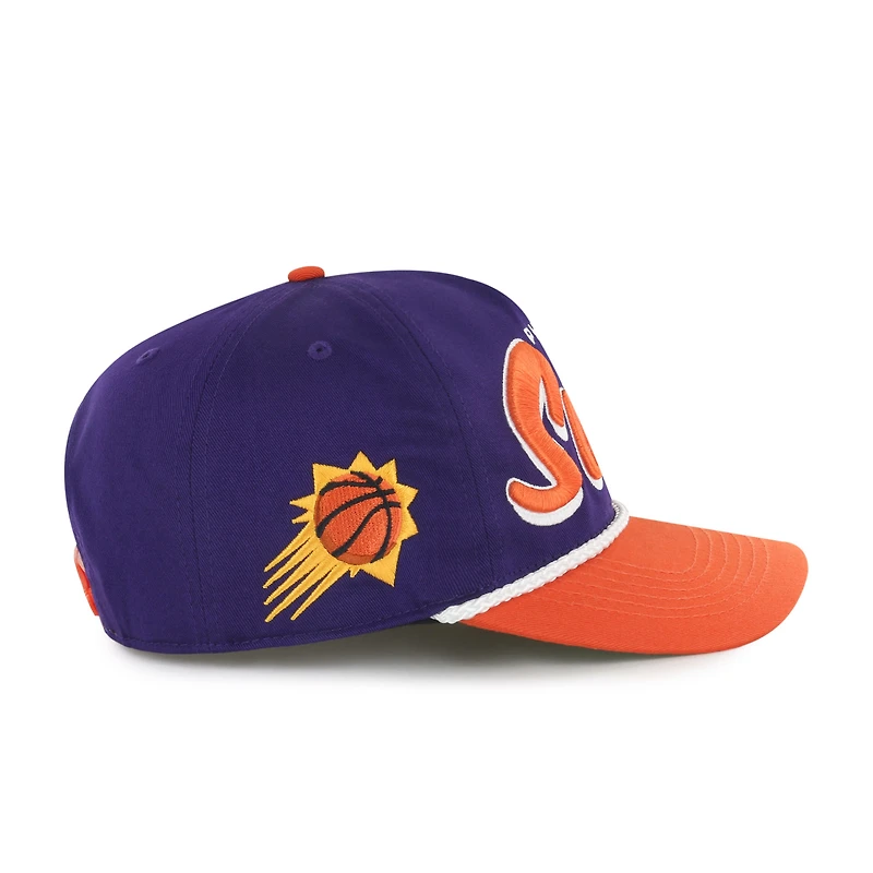 Men's '47 Purple/Orange Phoenix Suns Dropshadow Rope Hitch Adjustable Hat