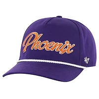Casquette réglable avec logo Overhand des Phoenix Suns '47 violets pour hommes