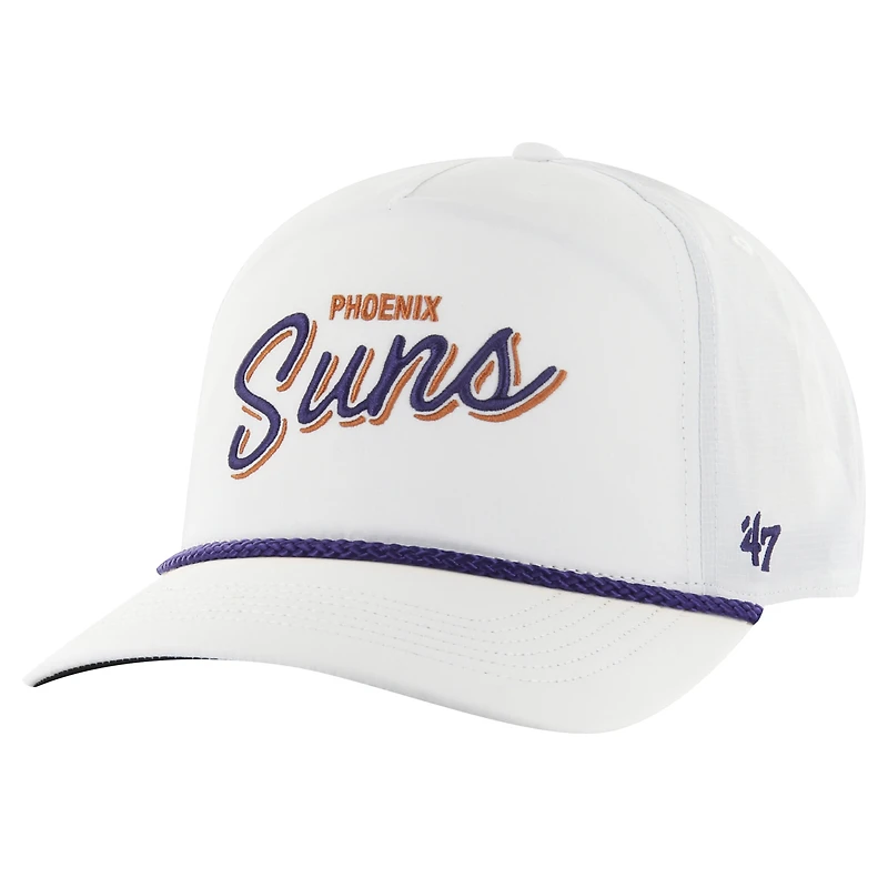 Casquette ajustable '47 Phoenix Suns Fairway Hitch brrr pour hommes, blanche