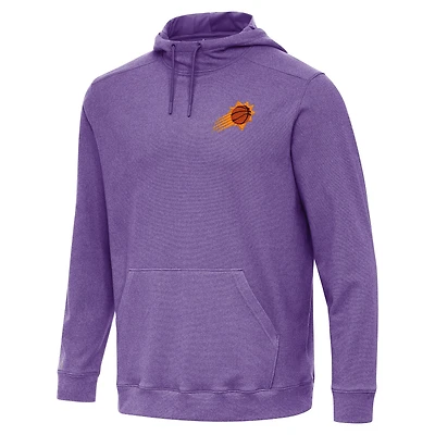 Sweat à capuche Antigua Heather Purple Phoenix Suns Cloud pour homme