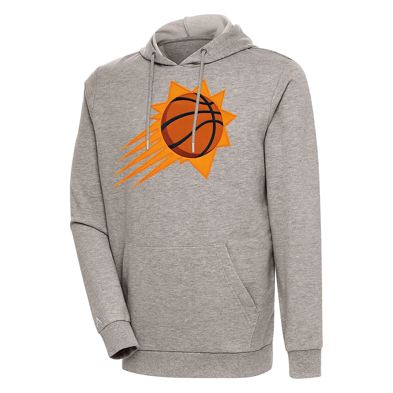 Sweat à capuche Action Antigua Oatmeal Phoenix Suns pour homme