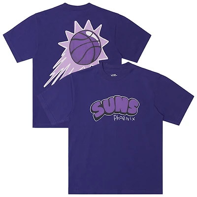 Men's b2Ss  Purple Phoenix Suns Bubble Flare Logo T-Shirt
