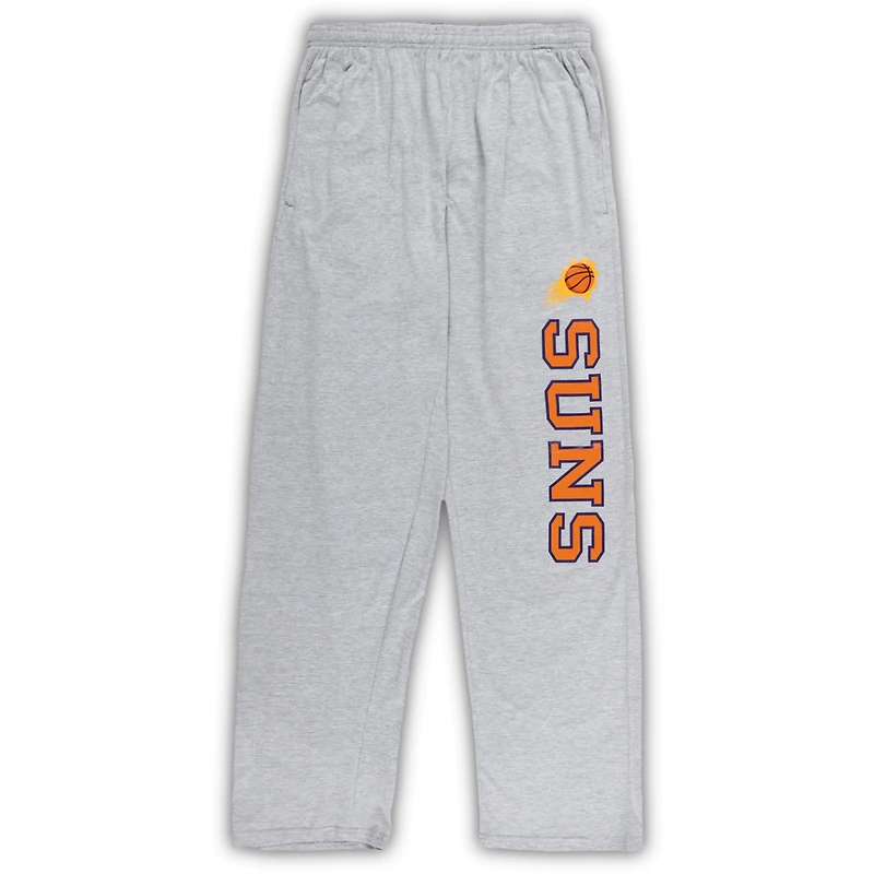 Ensemble pyjama pour homme Concepts Sport violet/gris chiné Phoenix Suns, haut et pantalon de grande taille