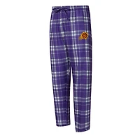 Men's Concepts Sport Purple Phoenix Suns Regulate Long Sleeve T-Shirt & Plaid Pant Set