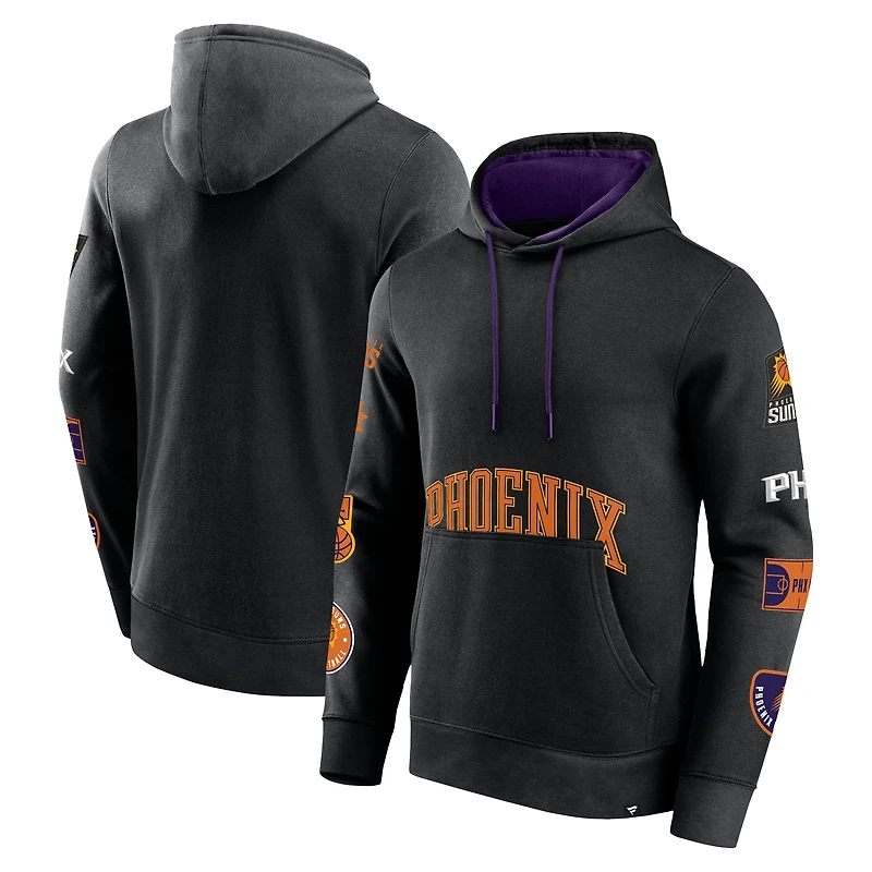 Sweat à capuche noir Phoenix Suns Home Court Fanatics pour hommes