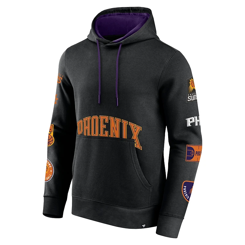 Sweat à capuche noir Phoenix Suns Home Court Fanatics pour hommes