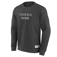 Men's Fanatics Gray Phoenix Suns Elements Future Ground Lettering Pullover Sweatshirt