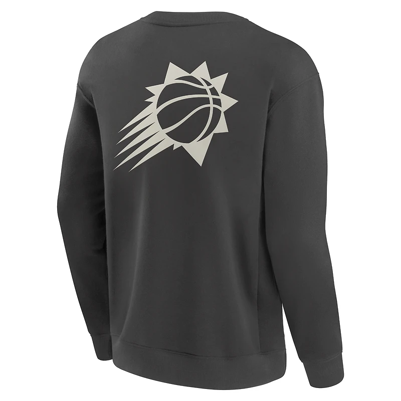 Sweat-shirt gris Fanatics pour homme avec inscription « Future Ground » des Phoenix Suns