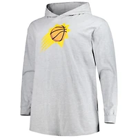Sweat à capuche Fanatics Heather Grey Phoenix Suns Big & Tall pour hommes