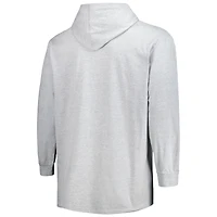Men's Fanatics Heather Gray Phoenix Suns Big & Tall Pullover Hoodie