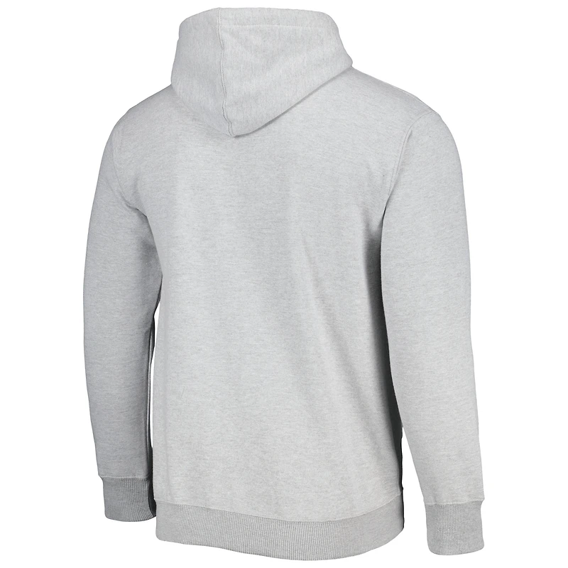 Sweat à capuche en tissu éponge Fanatics pour hommes, gris chiné, Phoenix Suns, mot-symbole