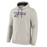 Sweat à capuche premium Fanatics Off White Phoenix Suns Crossover Collection Blocked Shot pour homme