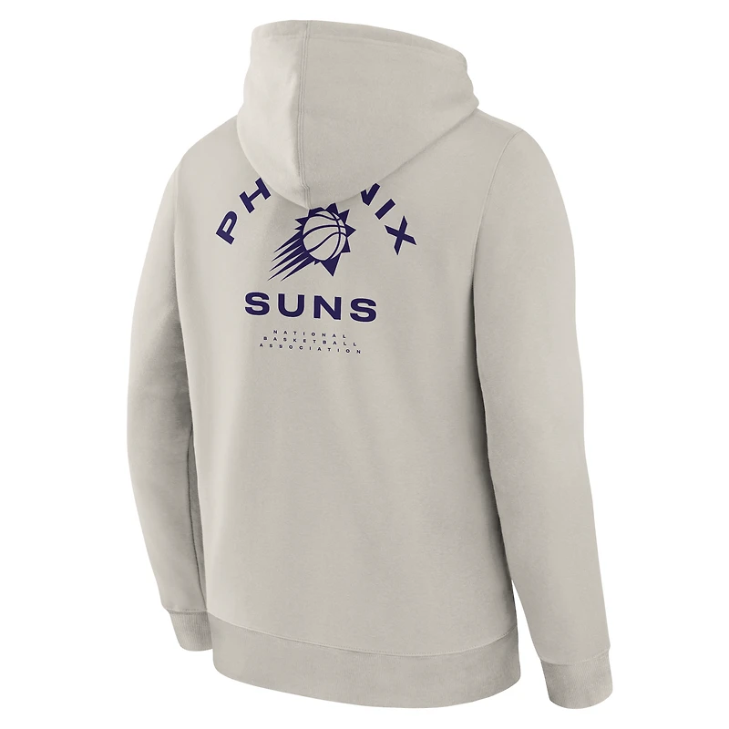 Sweat à capuche premium Fanatics Off White Phoenix Suns Crossover Collection Blocked Shot pour homme