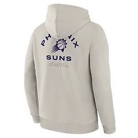 Sweat à capuche premium Fanatics Off White Phoenix Suns Crossover Collection Blocked Shot pour homme