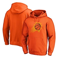 Sweat à capuche ajusté avec logo principal orange Phoenix Suns Fanatics pour hommes