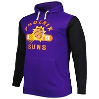 Sweat à capuche Fanatics pour hommes violet/noir Phoenix Suns Big & Tall Bold Attack