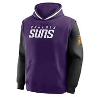 Men's Fanatics  Purple/Black Phoenix Suns Half Court Shot Clock Fastbreak Hoodie