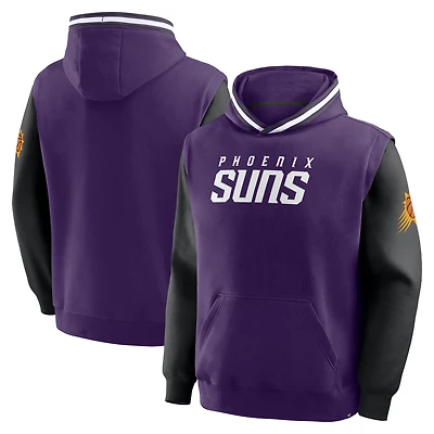 Men's Fanatics  Purple/Black Phoenix Suns Half Court Shot Clock Fastbreak Hoodie
