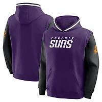 Men's Fanatics  Purple/Black Phoenix Suns Half Court Shot Clock Fastbreak Hoodie