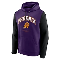 Sweat à capuche Fanatics violet/noir pour homme Phoenix Suns Scorer