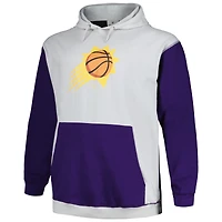 Sweat à capuche Fanatics pour hommes violet/argent Phoenix Suns Big & Tall Primary Arctic
