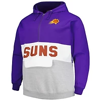 Sweat à capuche demi-zippé Anorak Fanatics Purple Phoenix Suns Big & Tall pour hommes