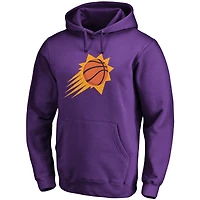 Sweat à capuche ajusté avec logo principal violet Phoenix Suns Fanatics pour hommes