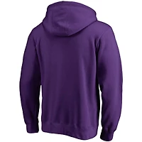 Sweat à capuche ajusté avec logo principal violet Phoenix Suns Fanatics pour hommes