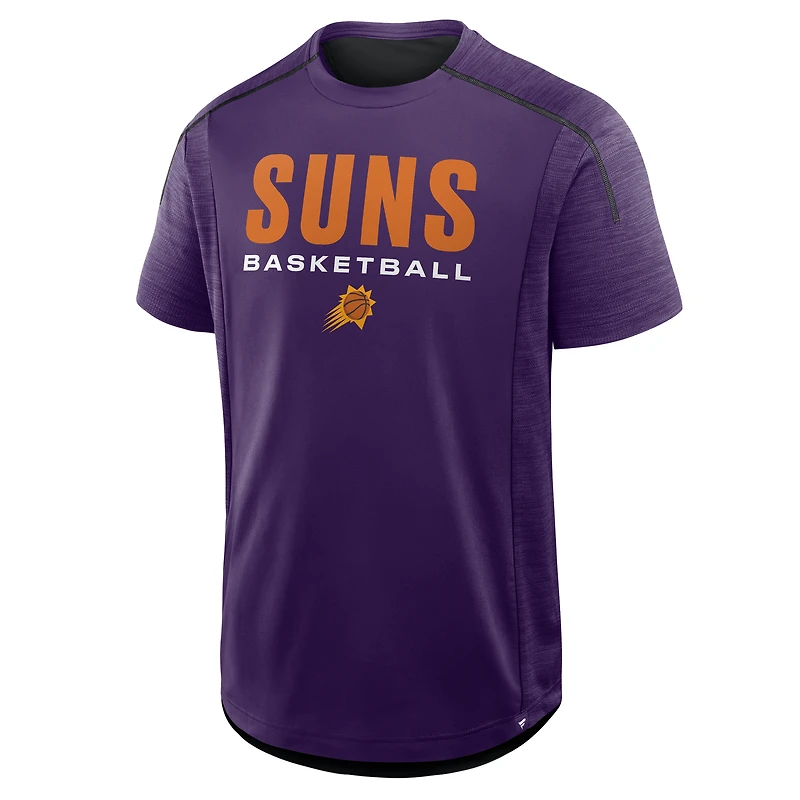 Men's Fanatics Purple Phoenix Suns Inbound Pass Play Practice T-Shirt