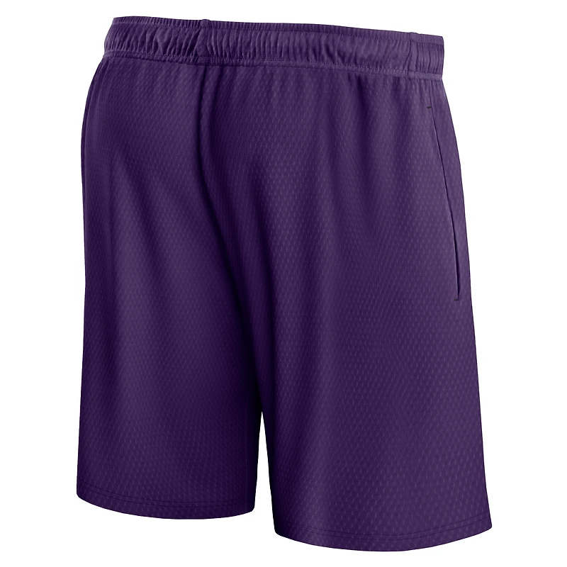 Men's Fanatics Purple Phoenix Suns Post Up Mesh Shorts