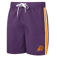 Men's G-III Sports by Carl Banks Purple/Orange Phoenix Suns Sand Beach Volley Swim Shorts