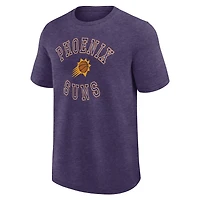 T-shirt violet chiné pour homme, motif succès des Phoenix Suns