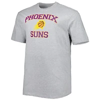 T-shirt gris chiné Phoenix Suns Big & Tall Heart Soul pour homme
