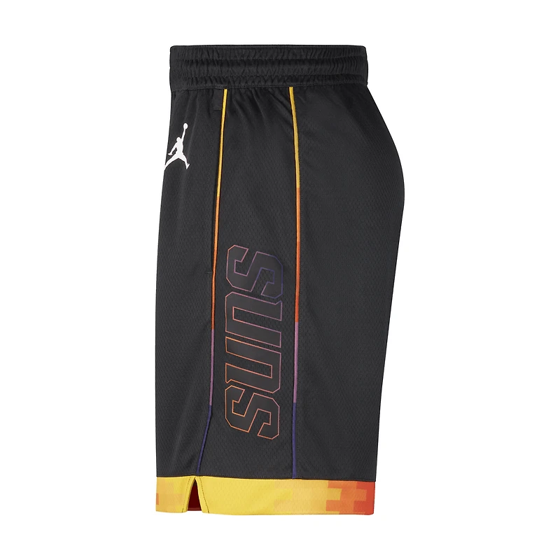Short de performance Swingman State Edition noir Jordan Brand Phoenix Suns 2022/2023 pour homme