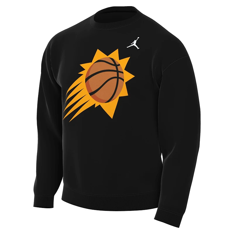 Men's Jordan Brand Black Phoenix Suns Statement Edition Sweatshirt