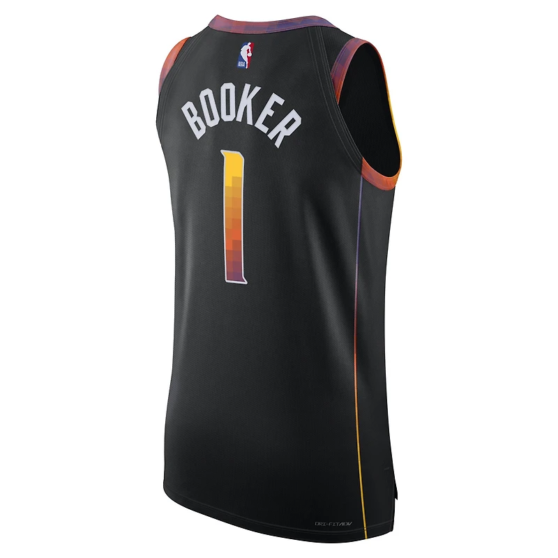 Men's Jordan Brand Devin Booker Black Phoenix Suns Authentic Player Jersey - Statement Edition