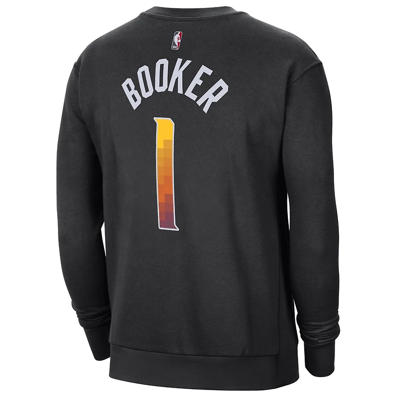 Sweat à capuche avec nom et numéro Jordan Brand Devin Booker pour homme, noir Phoenix Suns Statement