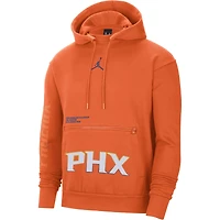 Men's Jordan Brand Orange Phoenix Suns Courtside Statement Edition Pullover Hoodie