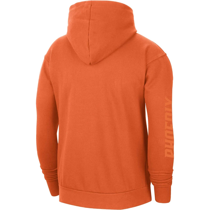 Men's Jordan Brand Orange Phoenix Suns Courtside Statement Edition Pullover Hoodie