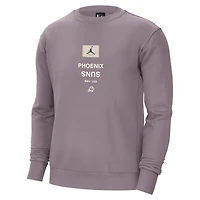 Sweat-shirt à capuche épais Jordan Brand Purple Phoenix Suns Courtside Statement Edition pour homme