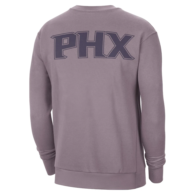 Sweat-shirt à capuche épais Jordan Brand Purple Phoenix Suns Courtside Statement Edition pour homme