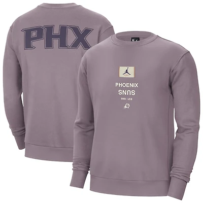 Sweat-shirt à capuche épais Jordan Brand Purple Phoenix Suns Courtside Statement Edition pour homme