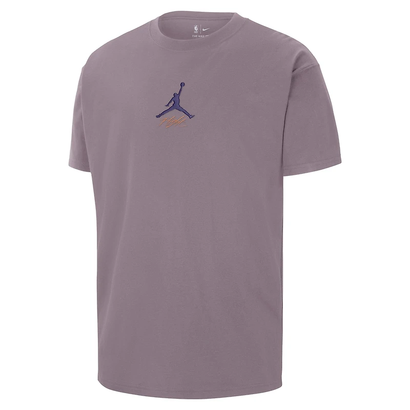 T-shirt Jordan Brand violet Phoenix Suns Statement Edition Jumpman Flight pour homme