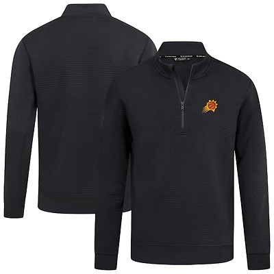 Men's Levelwear  Black Phoenix Suns Accolade Cushion Quarter-Zip Pullover